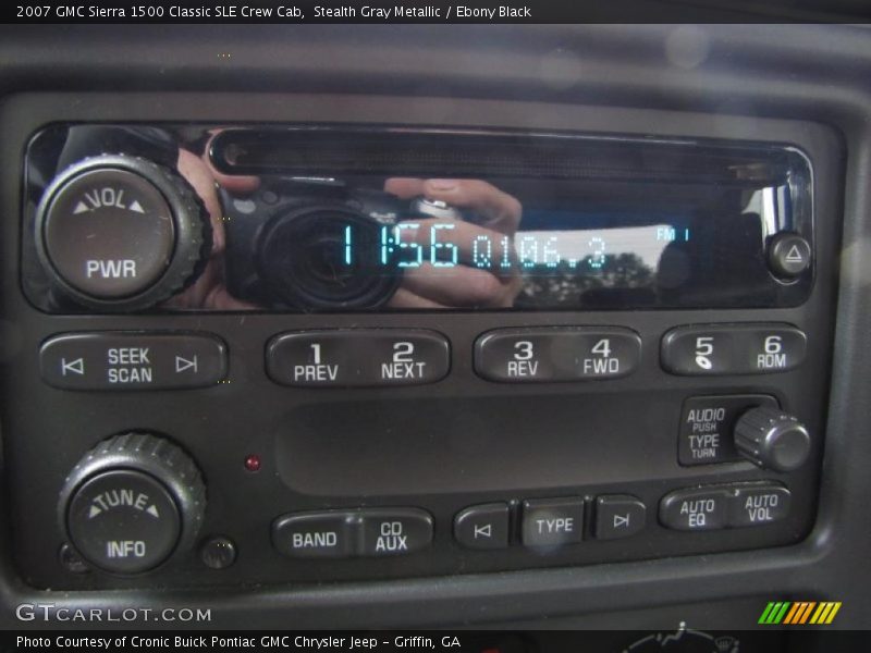 Stealth Gray Metallic / Ebony Black 2007 GMC Sierra 1500 Classic SLE Crew Cab