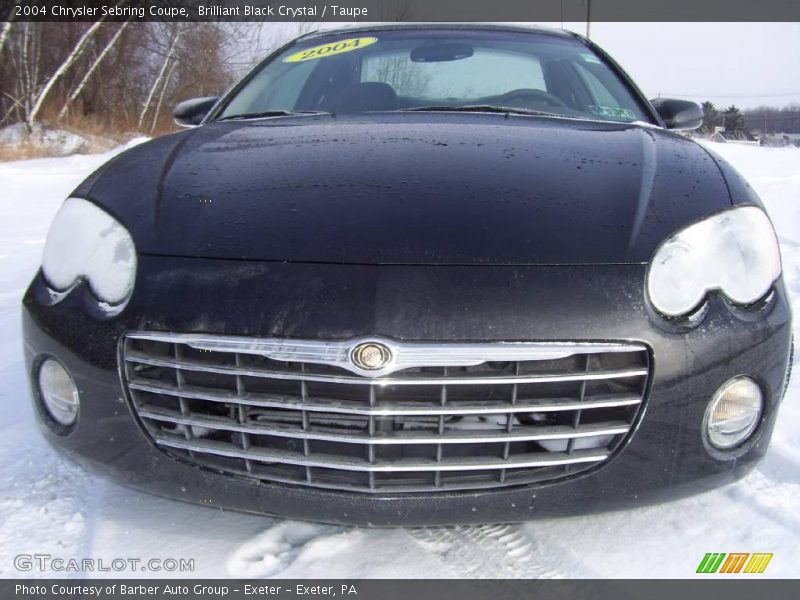Brilliant Black Crystal / Taupe 2004 Chrysler Sebring Coupe
