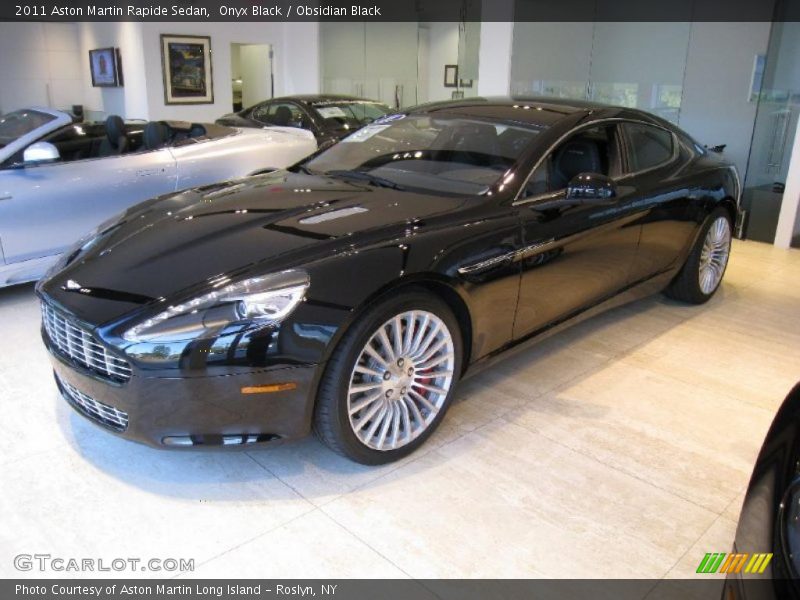 Onyx Black / Obsidian Black 2011 Aston Martin Rapide Sedan