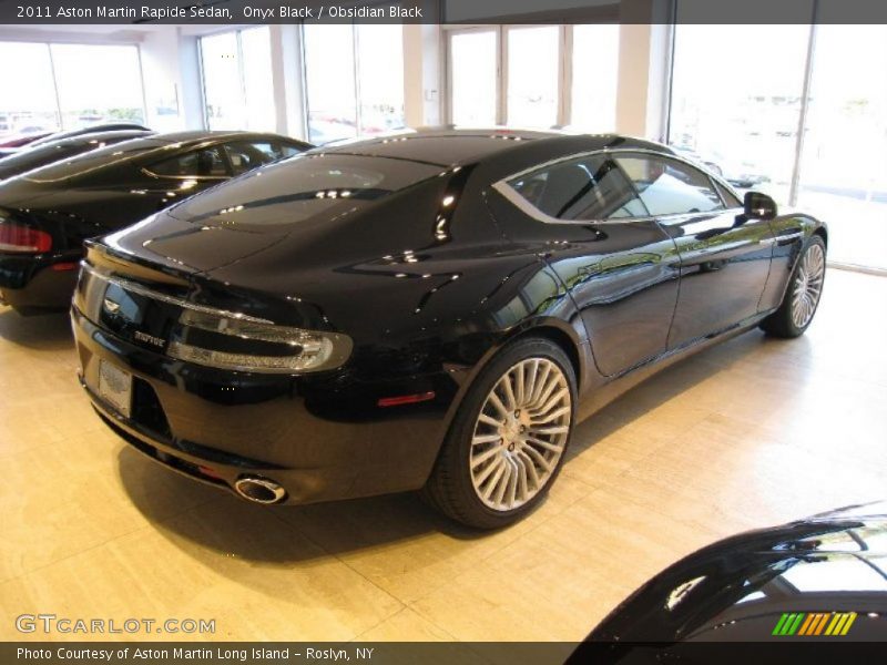 Onyx Black / Obsidian Black 2011 Aston Martin Rapide Sedan