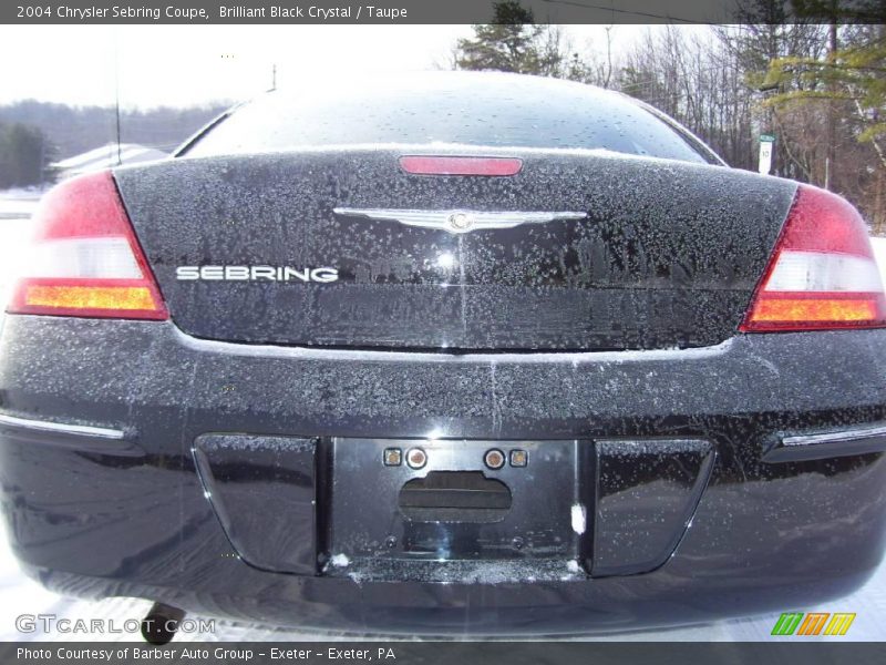 Brilliant Black Crystal / Taupe 2004 Chrysler Sebring Coupe