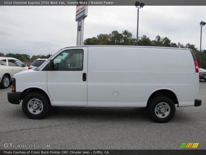  2010 Express 2500 Work Van Summit White