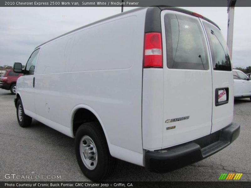 Summit White / Medium Pewter 2010 Chevrolet Express 2500 Work Van