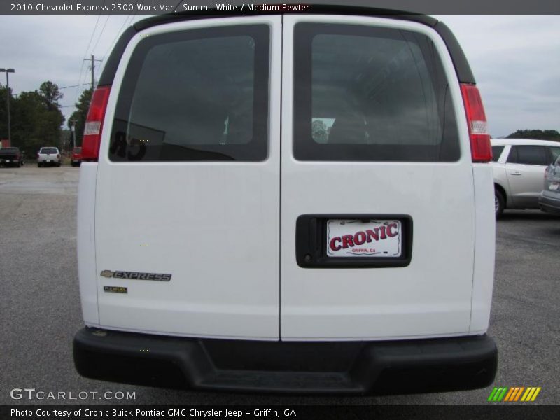 Summit White / Medium Pewter 2010 Chevrolet Express 2500 Work Van