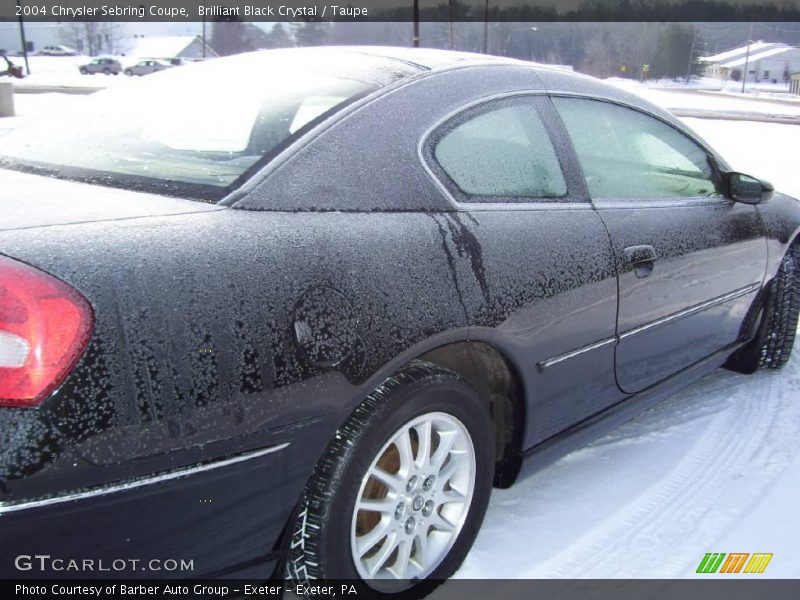 Brilliant Black Crystal / Taupe 2004 Chrysler Sebring Coupe
