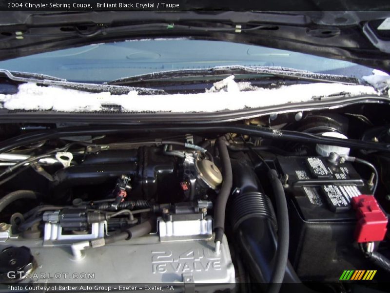 Brilliant Black Crystal / Taupe 2004 Chrysler Sebring Coupe