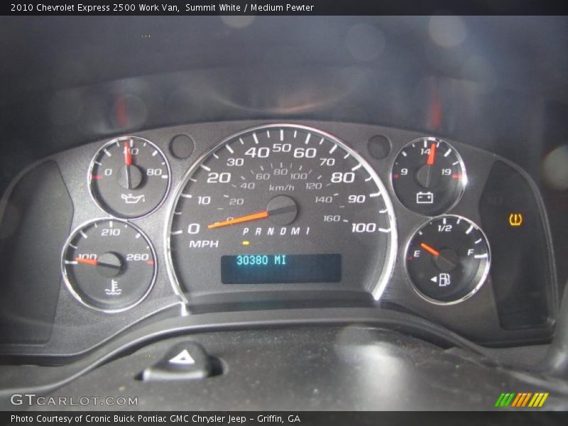  2010 Express 2500 Work Van 2500 Work Van Gauges