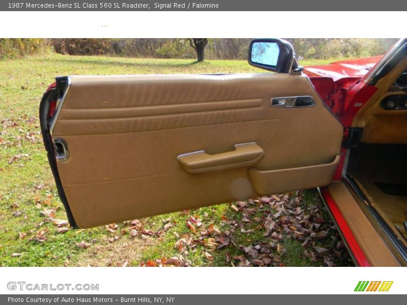 Door Panel of 1987 SL Class 560 SL Roadster