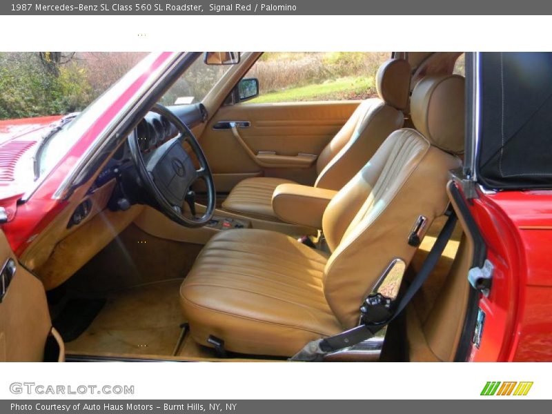  1987 SL Class 560 SL Roadster Palomino Interior