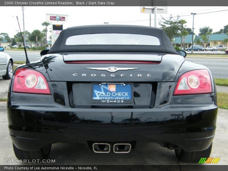 Black / Dark Slate Gray 2006 Chrysler Crossfire Limited Roadster