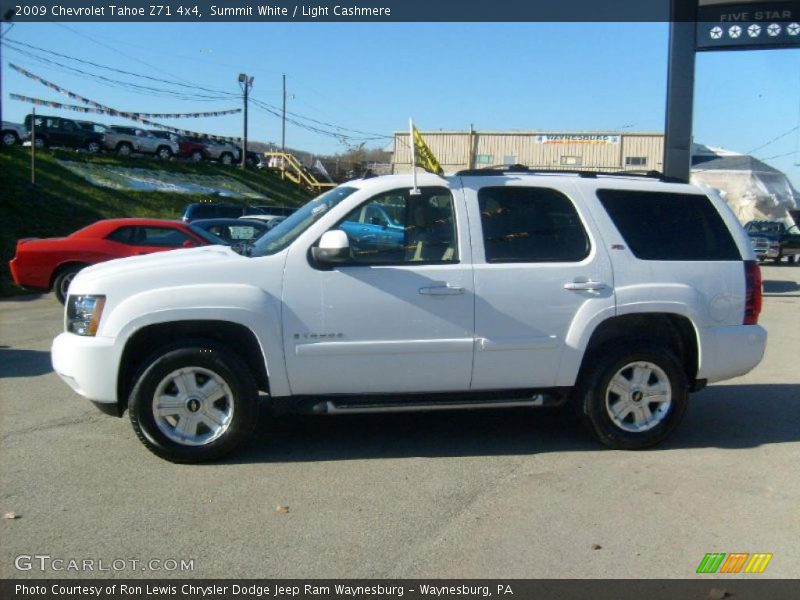 Summit White / Light Cashmere 2009 Chevrolet Tahoe Z71 4x4
