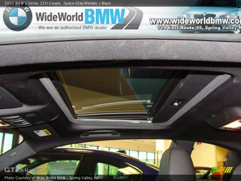 Space Gray Metallic / Black 2011 BMW 1 Series 135i Coupe