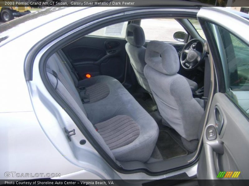  2003 Grand Am GT Sedan Dark Pewter Interior