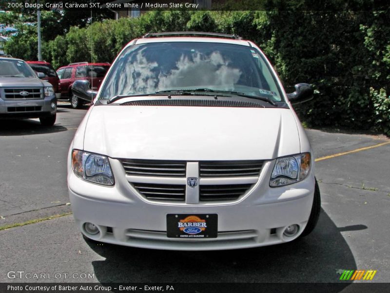 Stone White / Medium Slate Gray 2006 Dodge Grand Caravan SXT