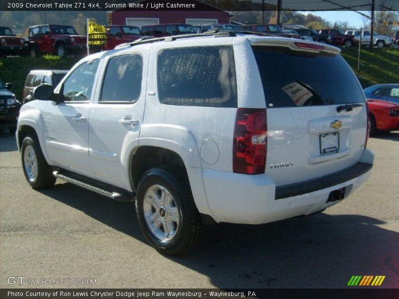 Summit White / Light Cashmere 2009 Chevrolet Tahoe Z71 4x4