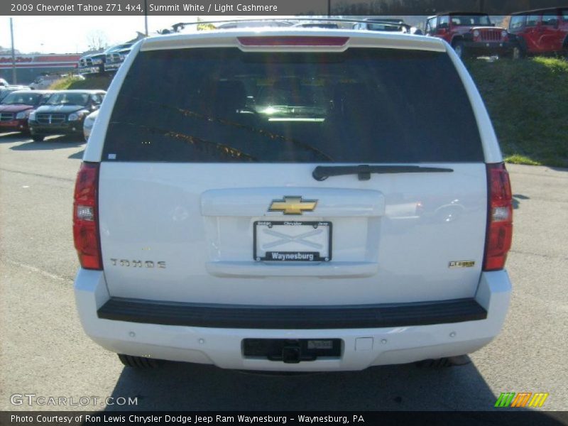 Summit White / Light Cashmere 2009 Chevrolet Tahoe Z71 4x4