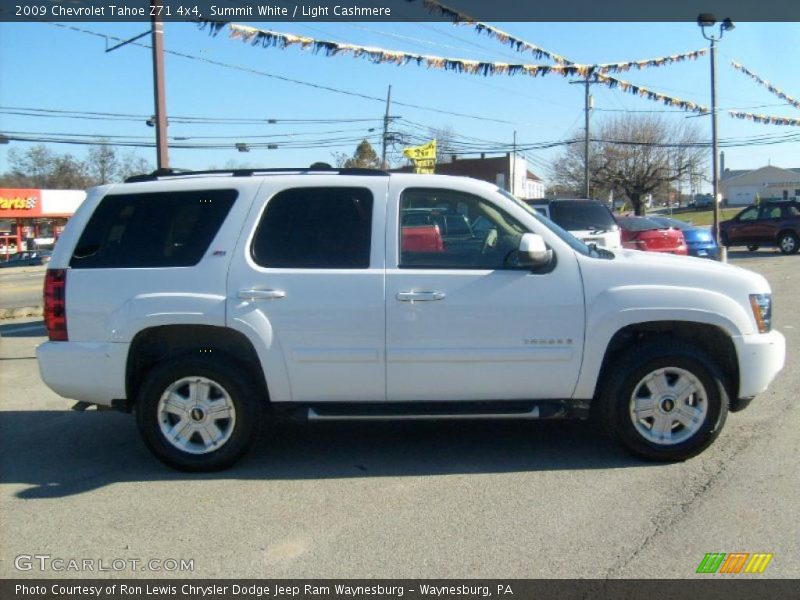 Summit White / Light Cashmere 2009 Chevrolet Tahoe Z71 4x4