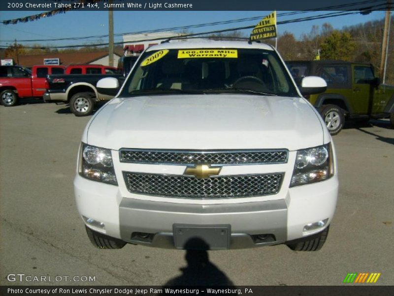Summit White / Light Cashmere 2009 Chevrolet Tahoe Z71 4x4