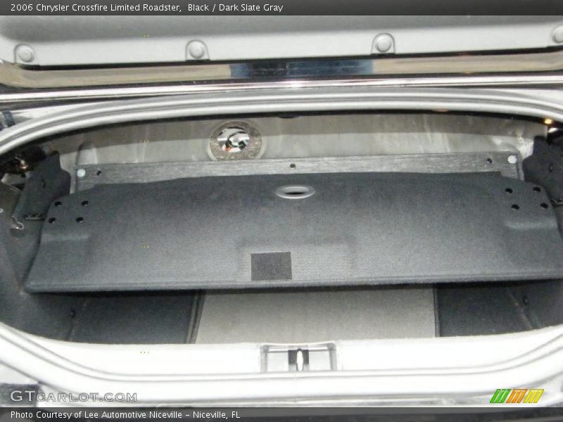  2006 Crossfire Limited Roadster Trunk