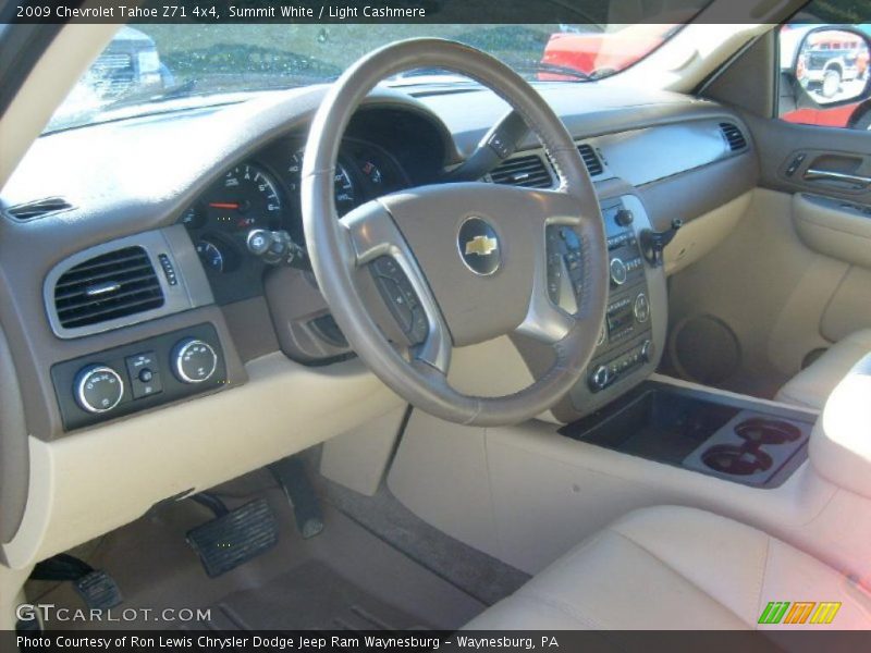 Summit White / Light Cashmere 2009 Chevrolet Tahoe Z71 4x4
