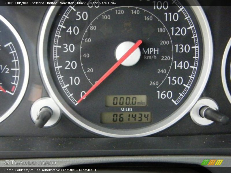 Black / Dark Slate Gray 2006 Chrysler Crossfire Limited Roadster