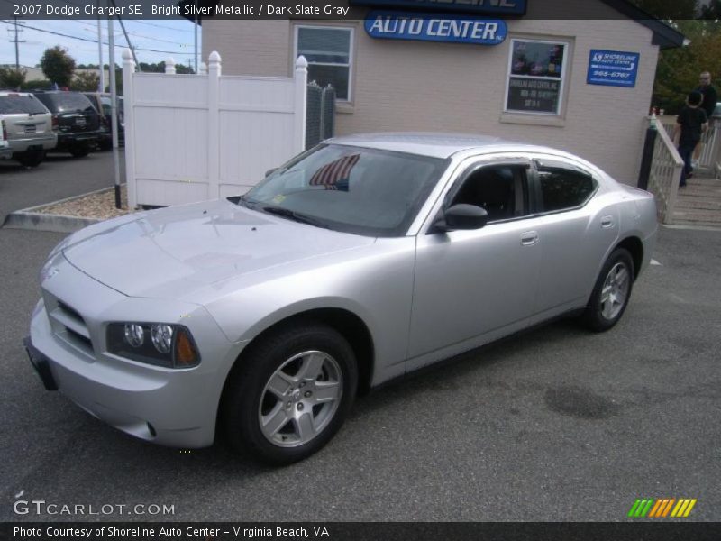 Bright Silver Metallic / Dark Slate Gray 2007 Dodge Charger SE