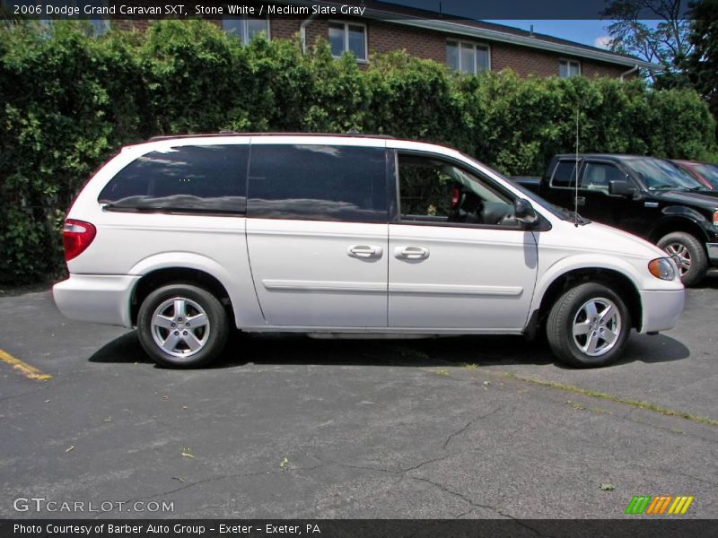 Stone White / Medium Slate Gray 2006 Dodge Grand Caravan SXT