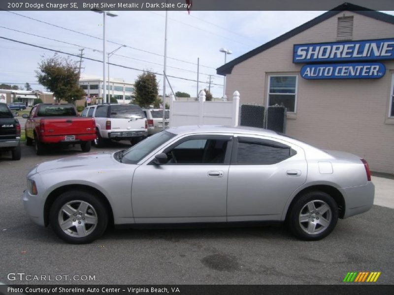 Bright Silver Metallic / Dark Slate Gray 2007 Dodge Charger SE