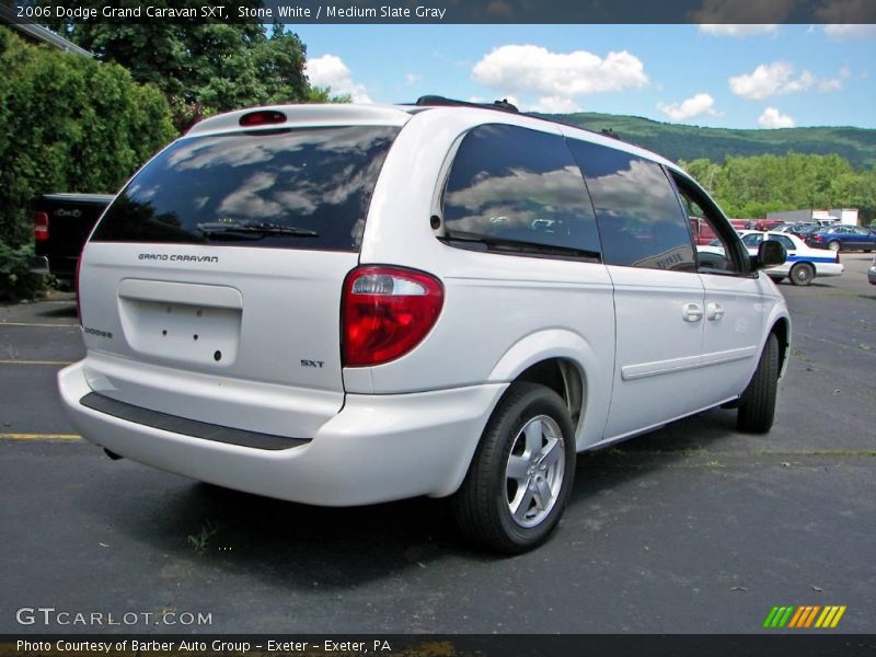 Stone White / Medium Slate Gray 2006 Dodge Grand Caravan SXT