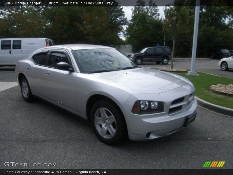 Bright Silver Metallic / Dark Slate Gray 2007 Dodge Charger SE