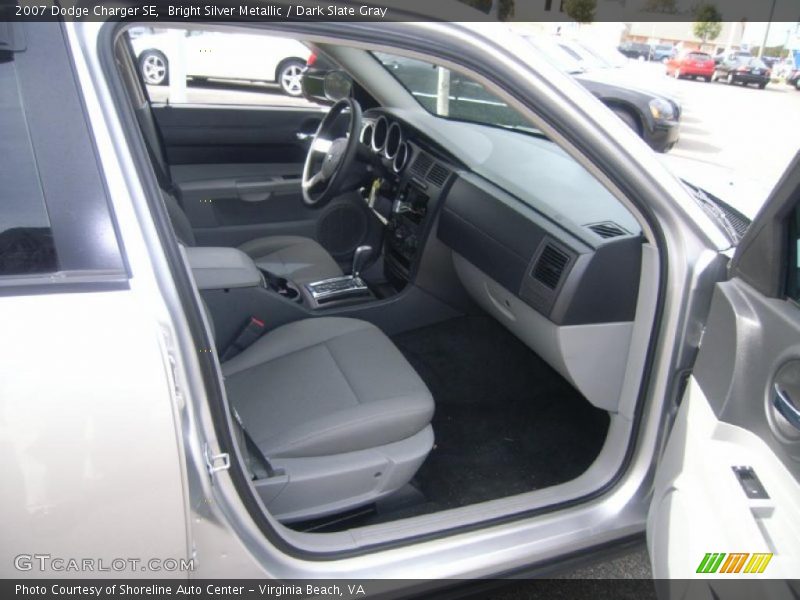 Bright Silver Metallic / Dark Slate Gray 2007 Dodge Charger SE