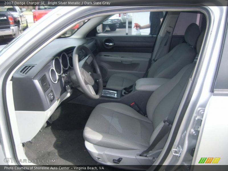 Bright Silver Metallic / Dark Slate Gray 2007 Dodge Charger SE