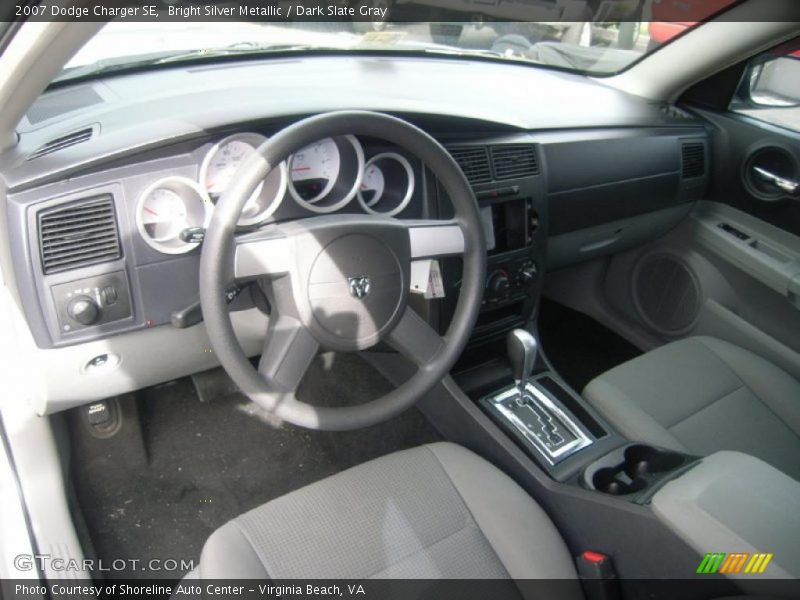 Bright Silver Metallic / Dark Slate Gray 2007 Dodge Charger SE