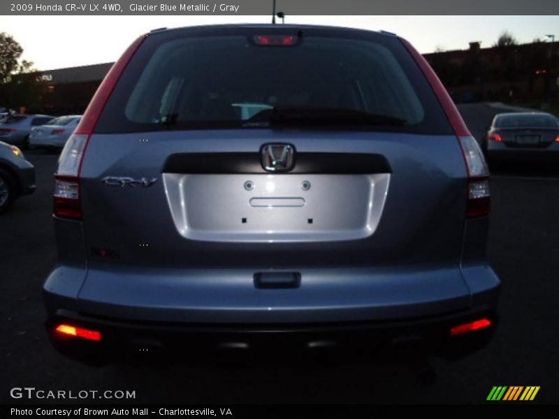Glacier Blue Metallic / Gray 2009 Honda CR-V LX 4WD
