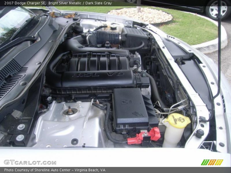 Bright Silver Metallic / Dark Slate Gray 2007 Dodge Charger SE