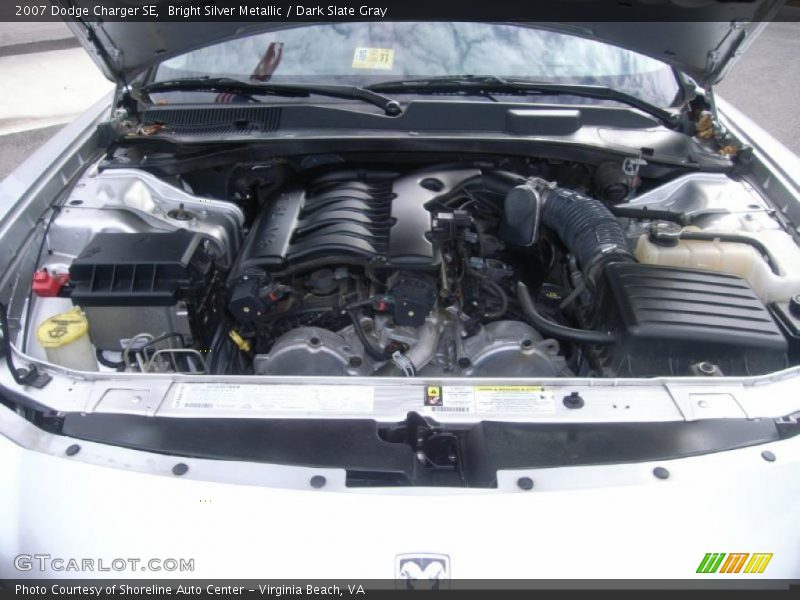 Bright Silver Metallic / Dark Slate Gray 2007 Dodge Charger SE