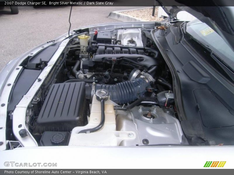 Bright Silver Metallic / Dark Slate Gray 2007 Dodge Charger SE