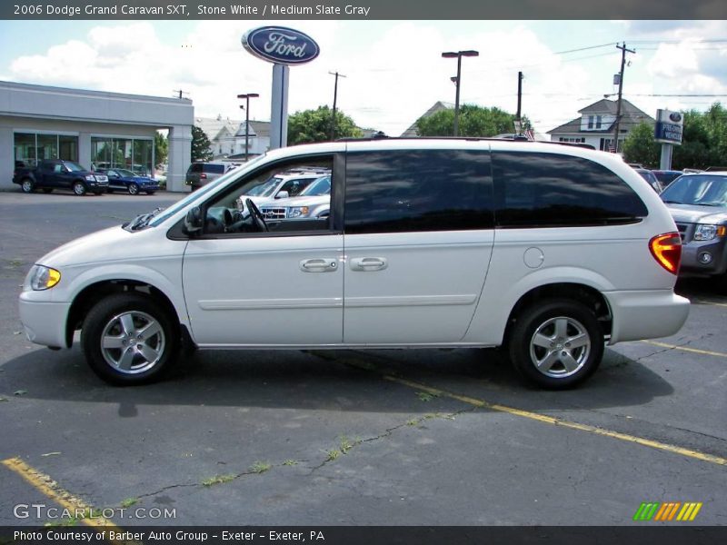 Stone White / Medium Slate Gray 2006 Dodge Grand Caravan SXT