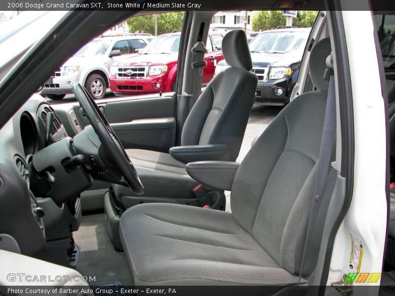 Stone White / Medium Slate Gray 2006 Dodge Grand Caravan SXT