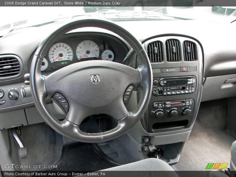 Stone White / Medium Slate Gray 2006 Dodge Grand Caravan SXT