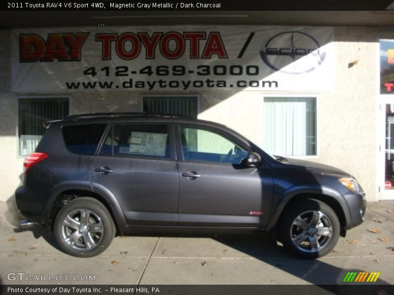Magnetic Gray Metallic / Dark Charcoal 2011 Toyota RAV4 V6 Sport 4WD