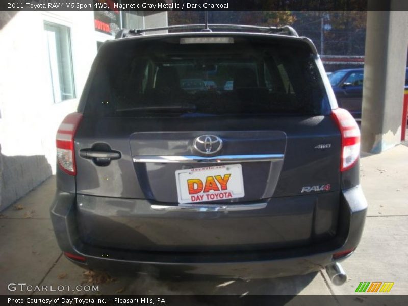 Magnetic Gray Metallic / Dark Charcoal 2011 Toyota RAV4 V6 Sport 4WD