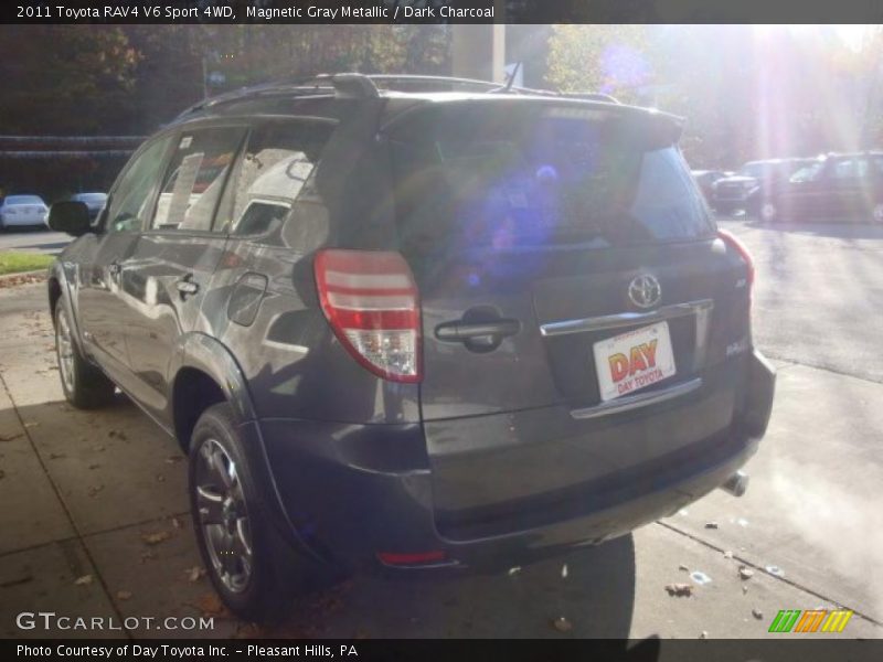 Magnetic Gray Metallic / Dark Charcoal 2011 Toyota RAV4 V6 Sport 4WD