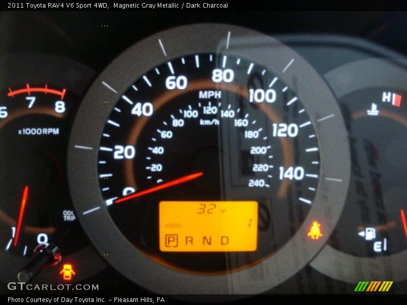 Magnetic Gray Metallic / Dark Charcoal 2011 Toyota RAV4 V6 Sport 4WD