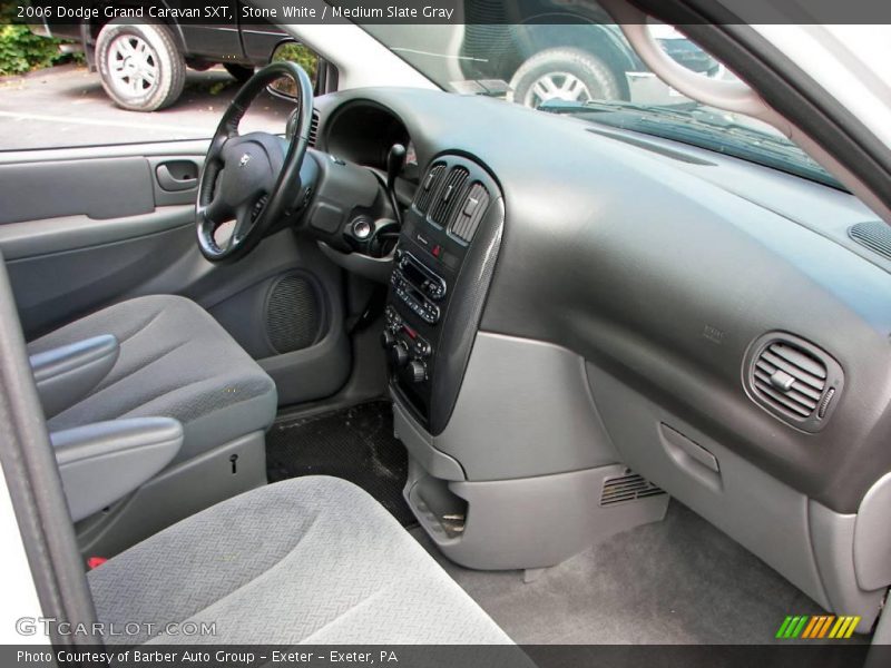 Stone White / Medium Slate Gray 2006 Dodge Grand Caravan SXT