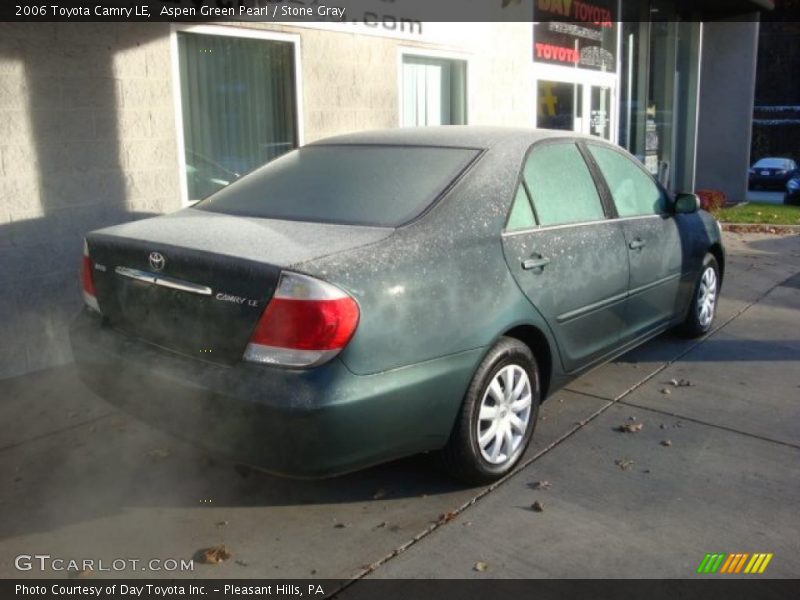 Aspen Green Pearl / Stone Gray 2006 Toyota Camry LE