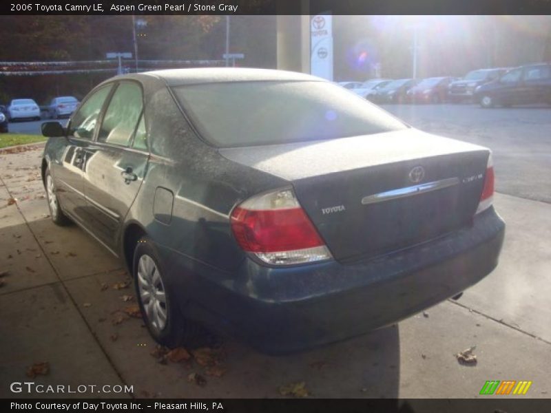 Aspen Green Pearl / Stone Gray 2006 Toyota Camry LE