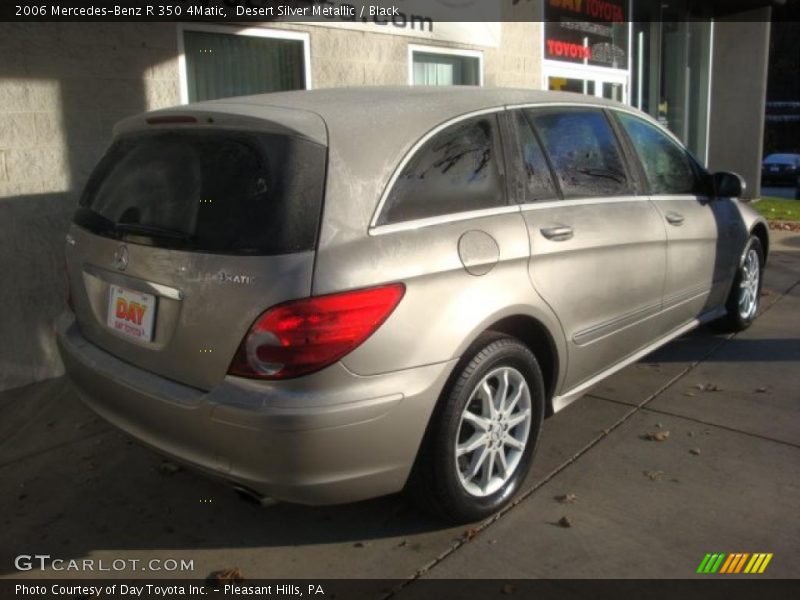 Desert Silver Metallic / Black 2006 Mercedes-Benz R 350 4Matic