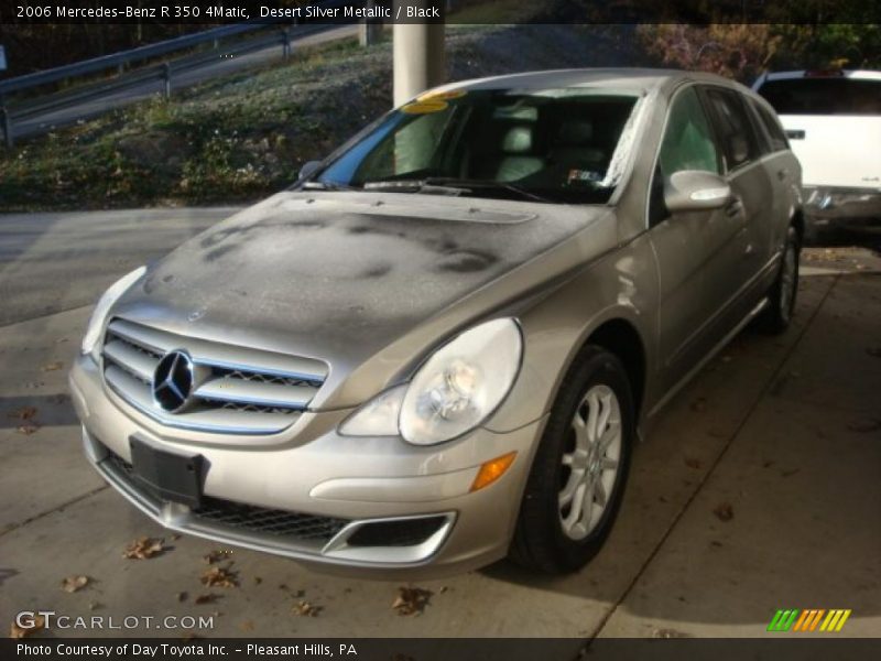 Desert Silver Metallic / Black 2006 Mercedes-Benz R 350 4Matic