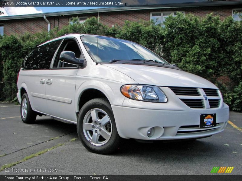 Stone White / Medium Slate Gray 2006 Dodge Grand Caravan SXT